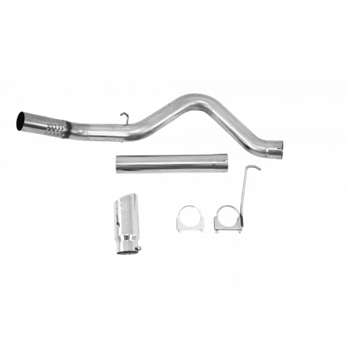 MBRP S6032304 - 4 Inch Filter Back Single Side T304 Stainless Steel For 11-19 Silverado/Sierra 2500/3500 Duramax MBRP