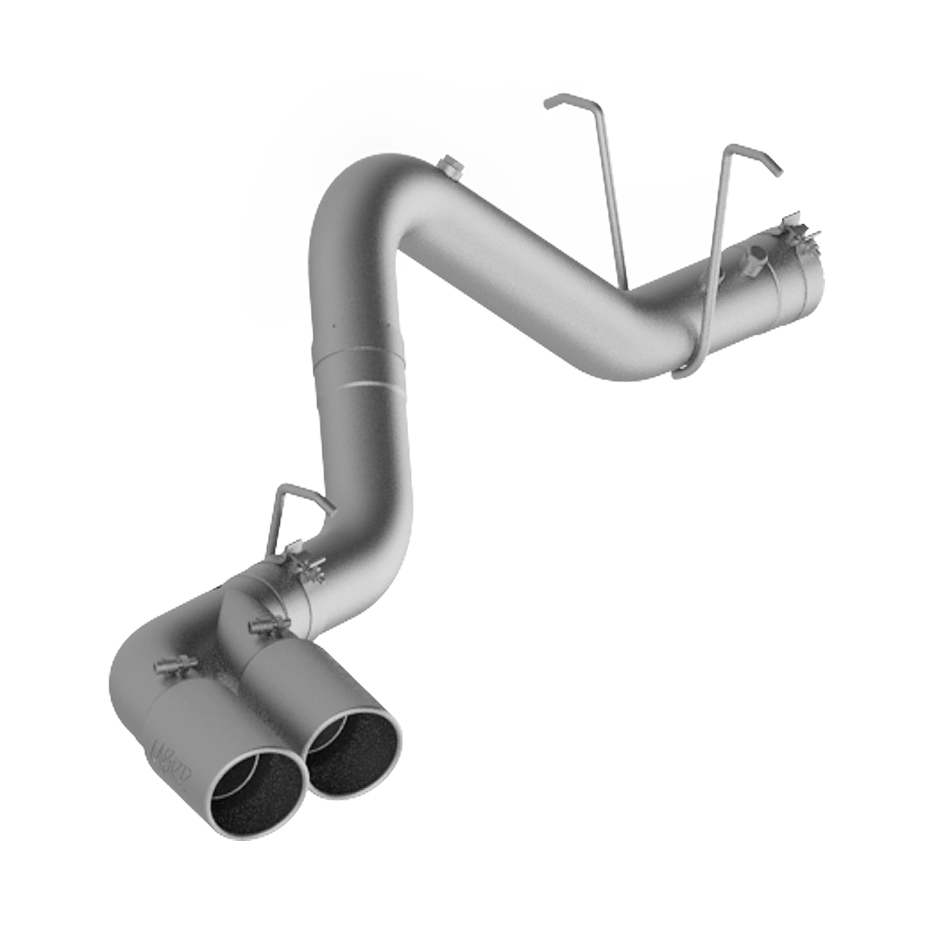 MBRP Exhaust MBRP S6033AL - 4 Inch Filter Back Dual Outlet Single Side Aluminized Steel For 11-19 Silverado/Sierra 2500/3500 Duramax MBRP