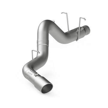 MBRP Exhaust MBRP S60360409 - 5 Inch Filter Back Single Side T409 Stainless Steel For 11-19 Silverado/Sierra 2500/3500 Duramax MBRP