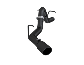 MBRP S6058BLK - Colorado/Canyon 3 Inch Filter Back Single Side For 16-22 Colorado/Canyon Duramax 2.8L Armor Black For 16-22 Colorado/Canyon /Duramax