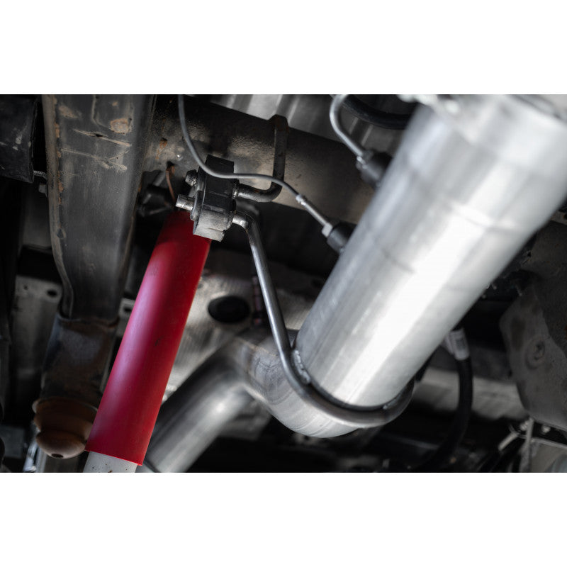 MBRP S6059304 - 20-25 Silverado/Sierra 2500/3500 T304 Stainless Steel 4 Inch Filter Back Single Side Exit Exhaust System MBRP 4