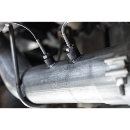MBRP S6059304 - 20-25 Silverado/Sierra 2500/3500 T304 Stainless Steel 4 Inch Filter Back Single Side Exit Exhaust System MBRP 5