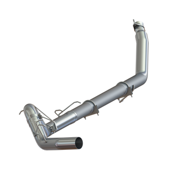 MBRP S6100PLM - Dodge 4 Inch Turbo Back Single Side No Muffler, Armor Lite For 98-02 Dodge Ram 2500/3500 Cummins MBRP