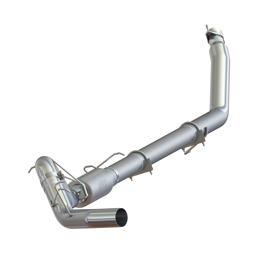 MBRP S6100P - Dodge 4 Inch Turbo Back Single Side Armor Lite For 98-02 Dodge Ram 2500/3500 Cummins MBRP
