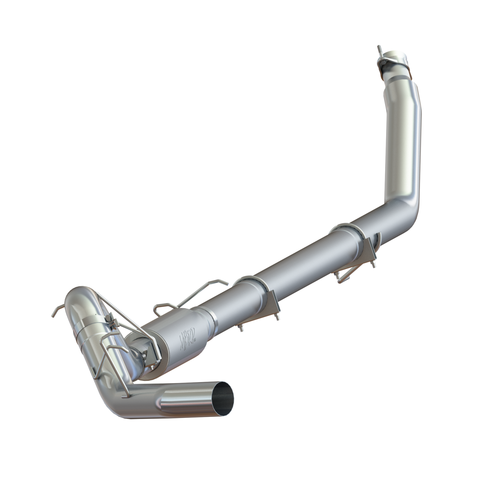 MBRP S6100P - Dodge 4 Inch Turbo Back Single Side Armor Lite For 98-02 Dodge Ram 2500/3500 Cummins MBRP