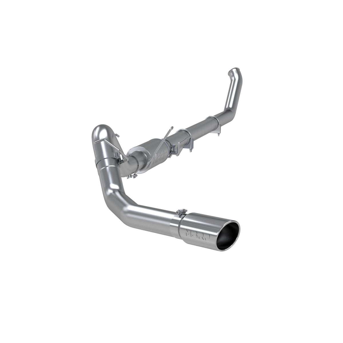 MBRP S6104409 - 4 Inch Turbo Back Single Side T409 Stainless Steel For 03-04 Dodge Ram 2500/3500 Cummins 5.9L Cummins 305hp Models 4WD only MBRP 1