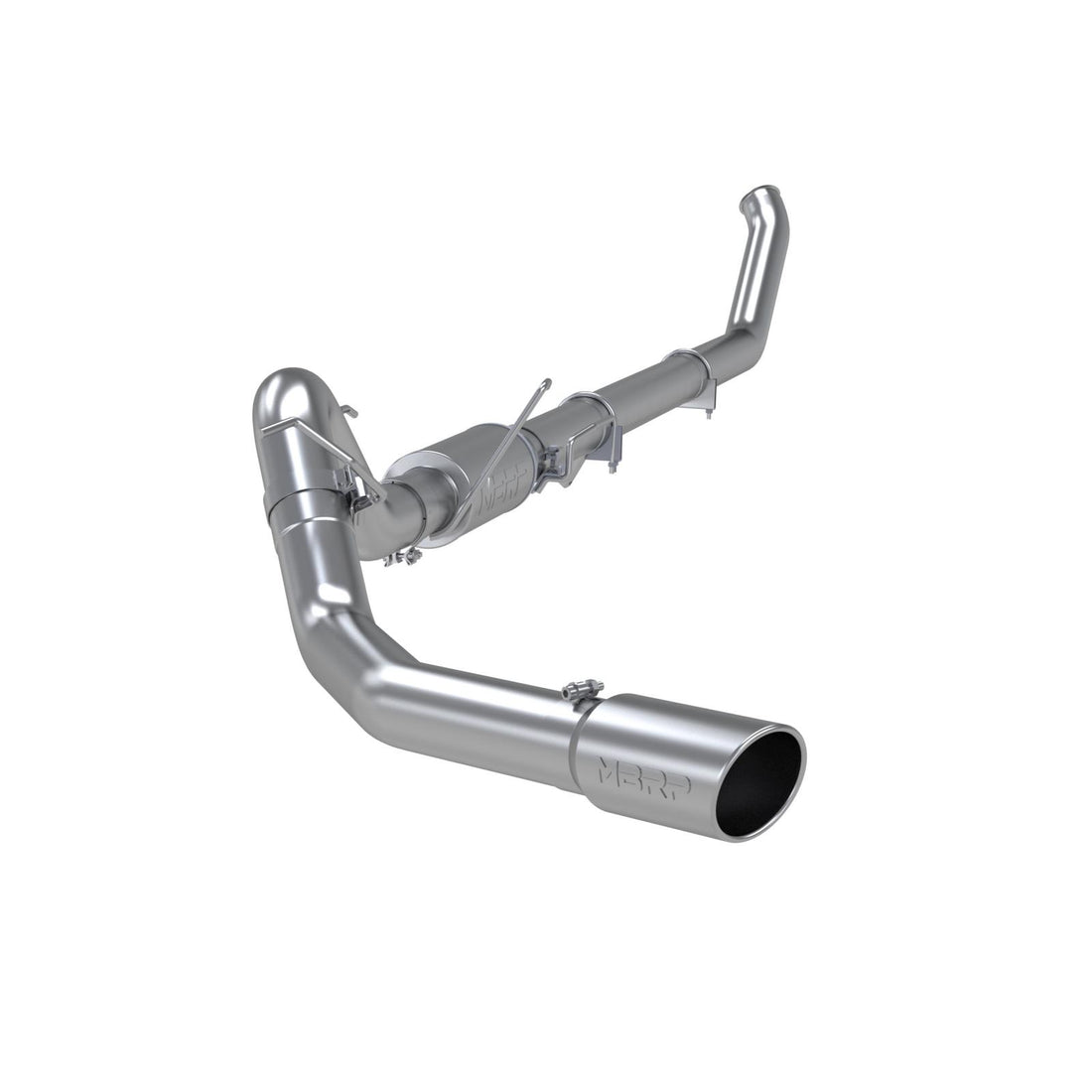 MBRP S6104AL - 4 Inch Turbo Back Single Side Aluminized Steel For 03-04 Dodge Ram 2500/3500 Cummins 5.9L Cummins 305hp Models MBRP