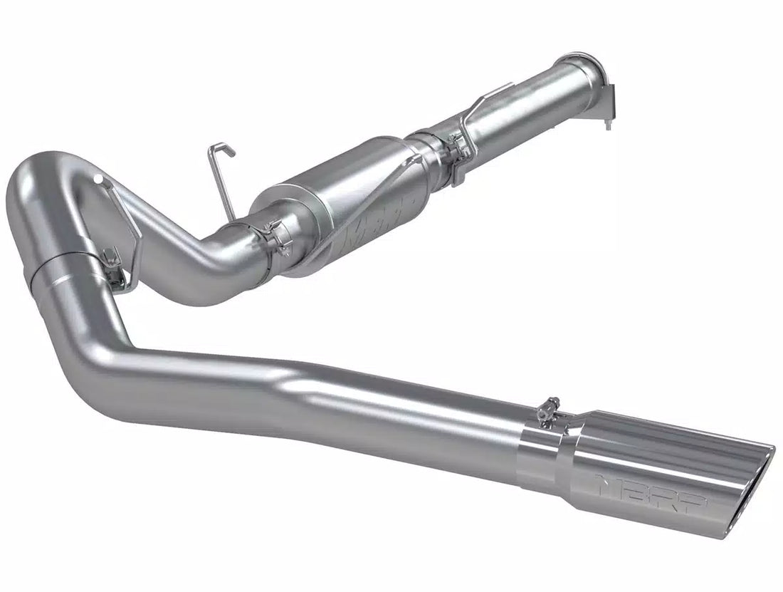 MBRP S6108409 - 4 Inch Cat Back Exhaust System Single Side Exit T409 Stainless Steel For 04-07 Dodge Ram 2500/3500 Cummins MBRP