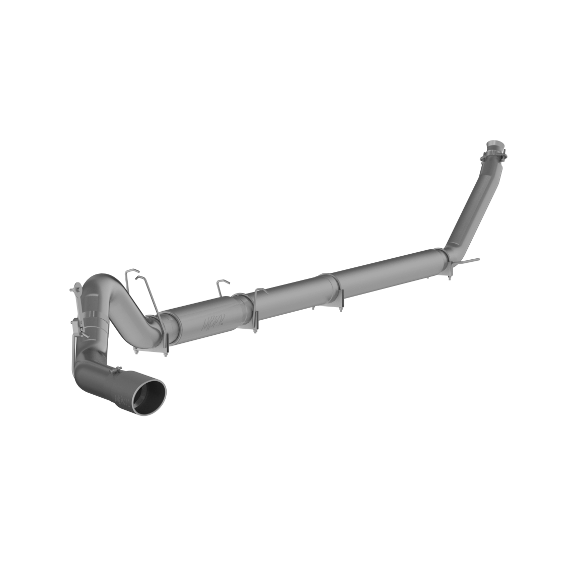 MBRP S61120AL - Dodge 5 Inch Turbo Back Single Side Exit Armor Lite For 98-02 Dodge Ram 2500/3500 Cummins MBRP 1