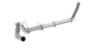 MBRP Exhaust MBRP S61120SLM - Dodge 5 Inch Single Side Turbo No Muffler Armor Plus For 98-02 Dodge Ram 2500/3500 Cummins MBRP