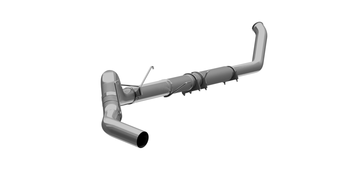 MBRP S61140PLM - 5 Inch Turbo Back Single Side Exit For 03-04 Dodge Ram 2500/3500 Cummins 1