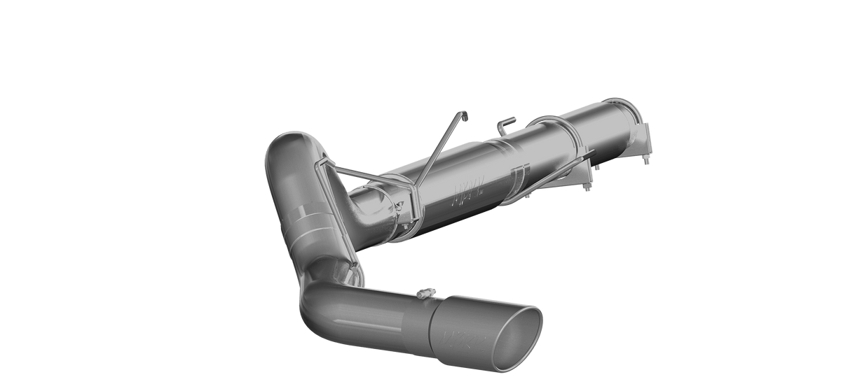 MBRP Exhaust MBRP S61180AL - 5 Inch Cat Back Exhaust System Single Side Exit Aluminized Steel For 04-07 Dodge Ram 2500/3500 MBRP