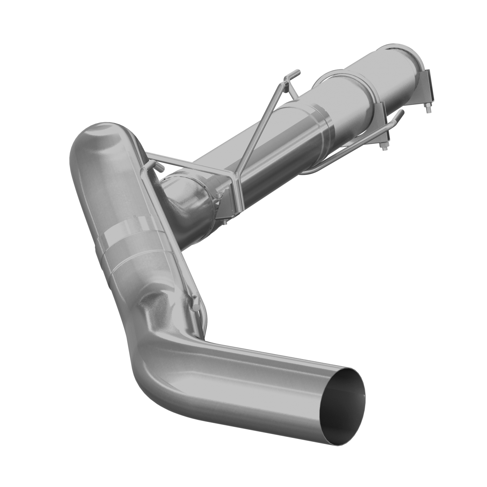 MBRP S61180PLM - 5 Inch Cat Back Exhaust System Single Side Exit No Muffler For 04-07 Dodge Ram 2500/3500 Cummins 600/610 MBRP