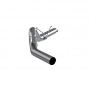 MBRP S61340PLM - 5 Inch Filter Back Exhaust Pipe Single Side, No Muffler, MBRP