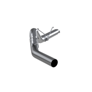 MBRP S61340PLM - 5 Inch Filter Back Exhaust Pipe Single Side, No Muffler, MBRP