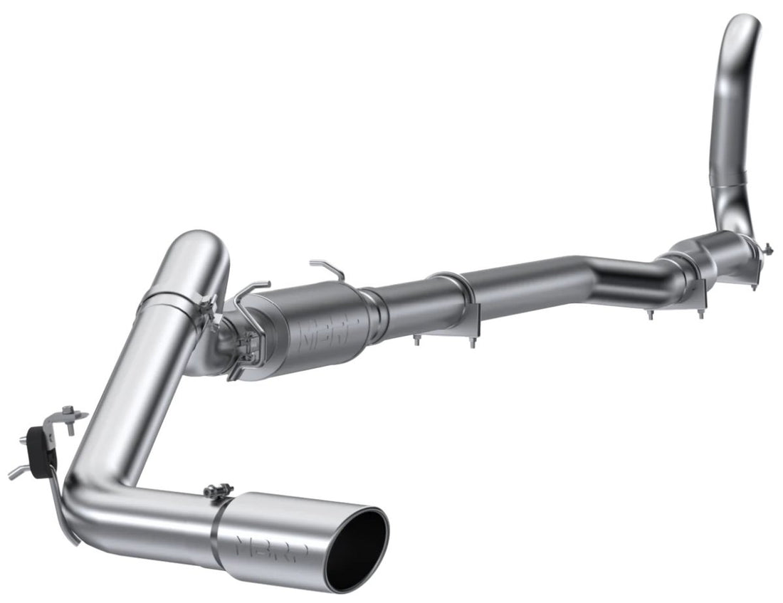 MBRP S6150AL - 4 Inch Turbo Back Single Side Exit Exhaust For 88-93 Dodge Ram D250/D350 Cummins 4WD MBRP