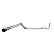 MBRP S6150PLM - 4 Inch Turbo Back Single Side 4WD Only No Muffler Aluminized Steel For 88-93 Dodge Ram D250/D350 Cummins MBRP 1