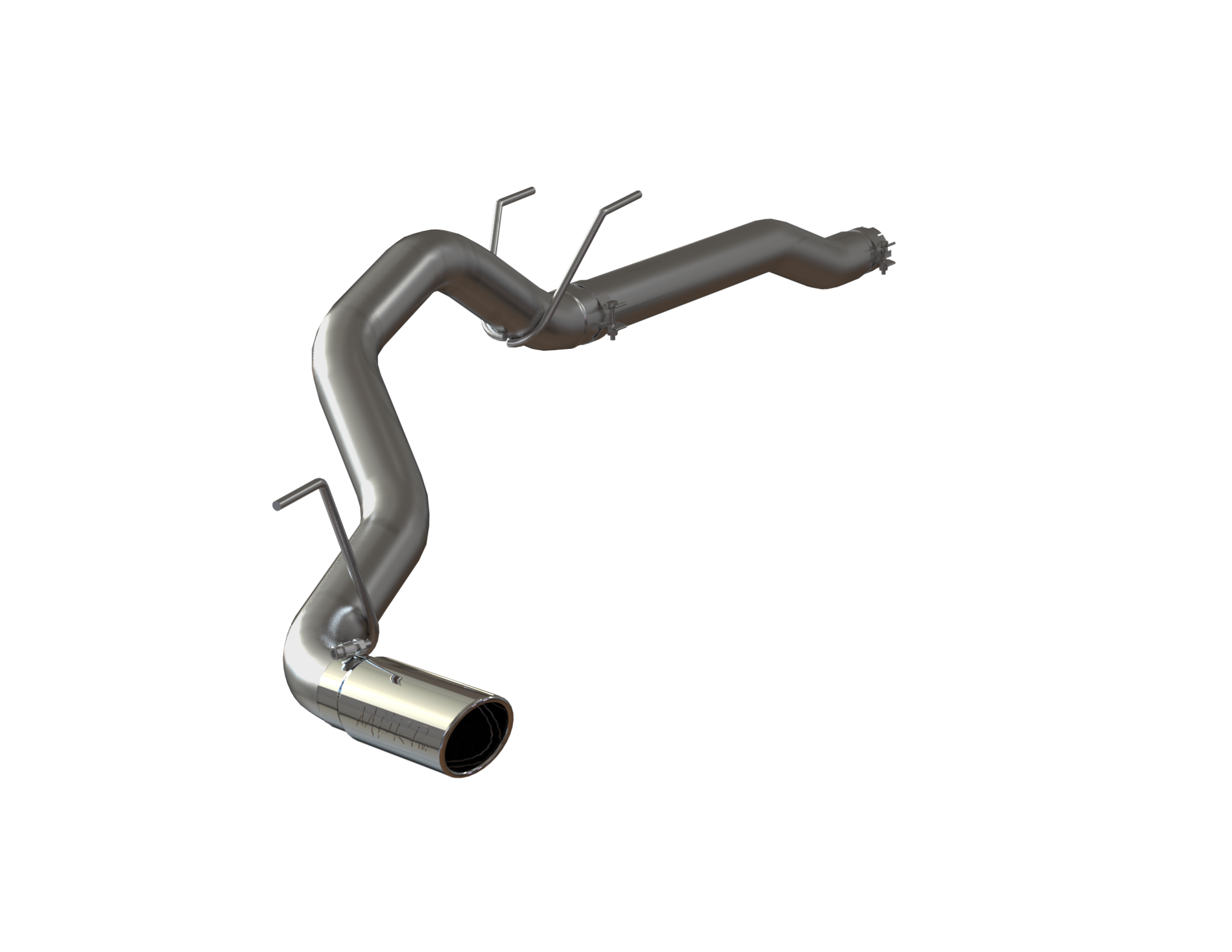 MBRP S6169409 - 3.5 Inch Filter Back Single Side Exit For 14-18 RAM 1500 3.0L EcoDiesel T409 Stainless Steel MBRP 1