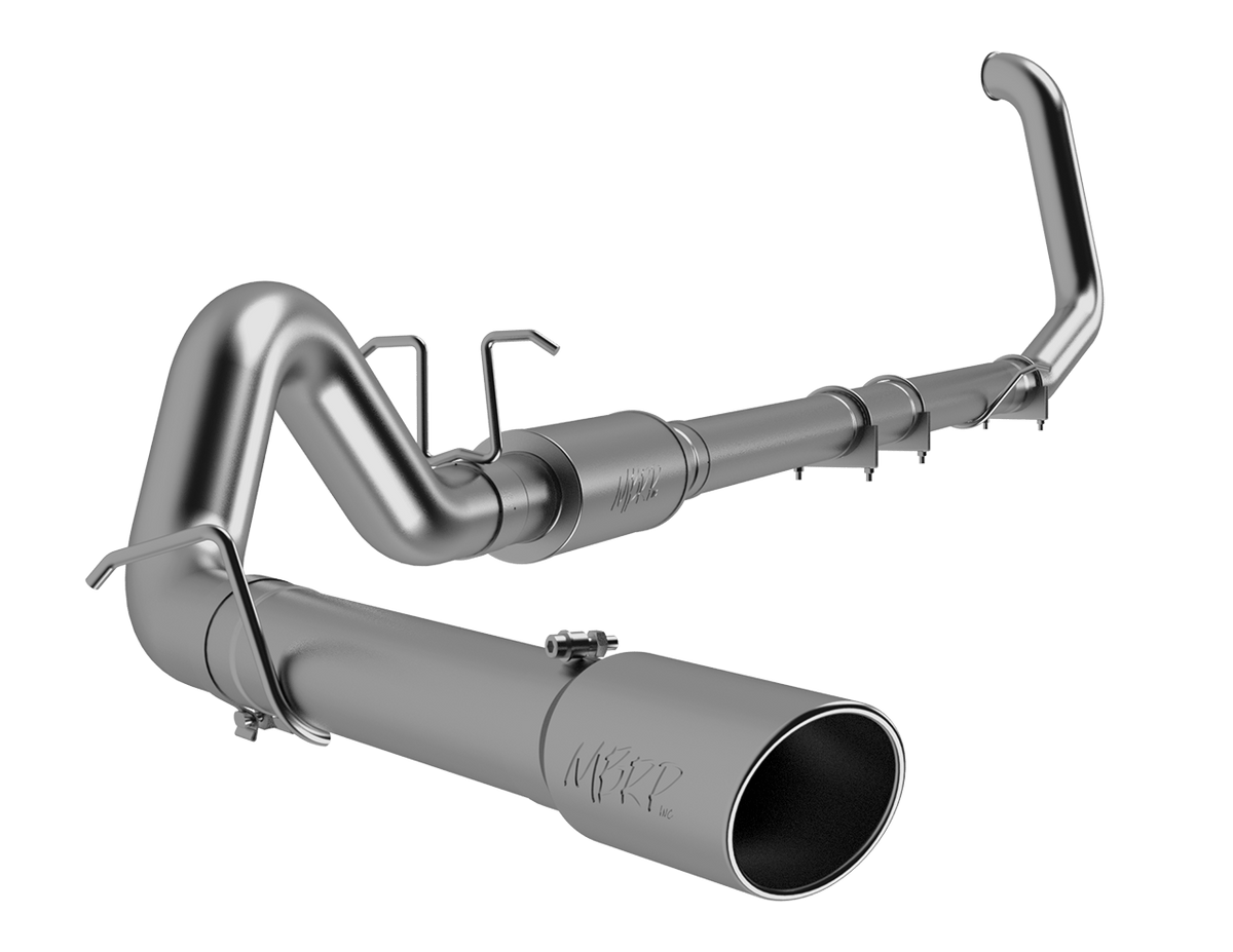 MBRP Exhaust MBRP S6200304 - 4 Inch Turbo Back Single Side Exit T304 Stainless Steel For 99-03 Ford F-250/350 7.3L Powerstroke MBRP
