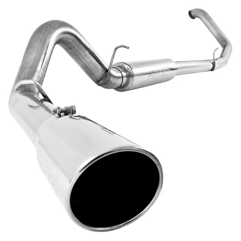 MBRP S6204409 - 4 Inch Turbo Back Single Side Exit T409 Stainless Steel For 99-03 Ford Excursion 7.3L MBRP