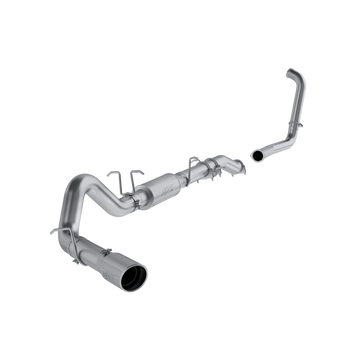 MBRP S6206409 4 Inch Turbo Back Single Side Stock Cat Exit T409 Stainless Steel