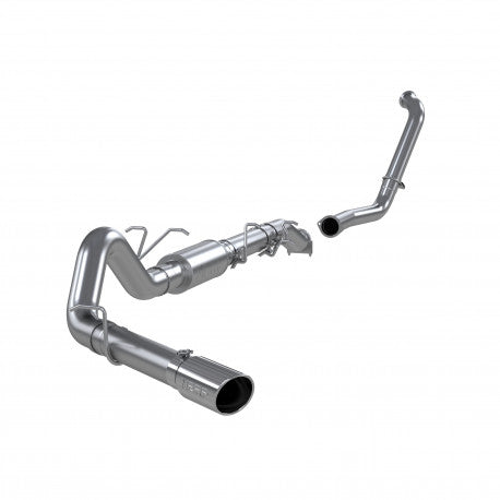 MBRP S6206AL 4 Inch Turbo Back Single Side Stock Cat Exit Aluminized Steel