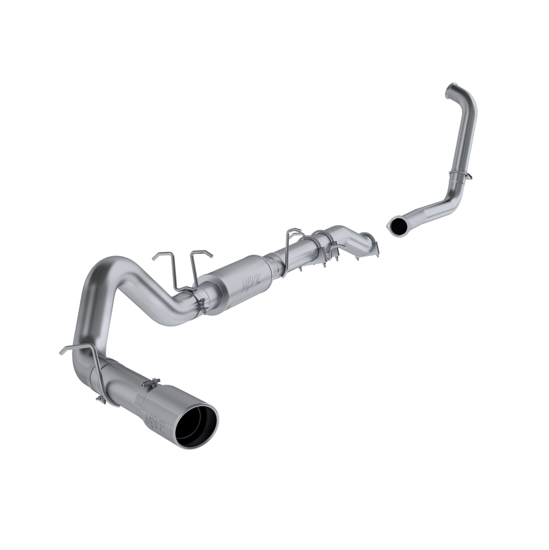 MBRP S6206AL 4 Inch Turbo Back Single Side Stock Cat Exit Aluminized Steel