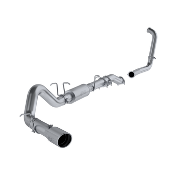 MBRP S6206AL 4 Inch Turbo Back Single Side Stock Cat Exit Aluminized Steel