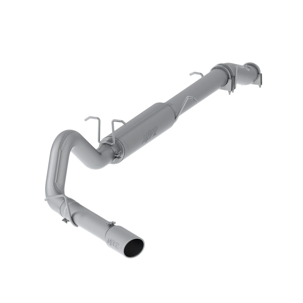 MBRP S6208AL 4 Inch Cat Back Exhaust System Single Side Stock Cat Exit Aluminized Steel