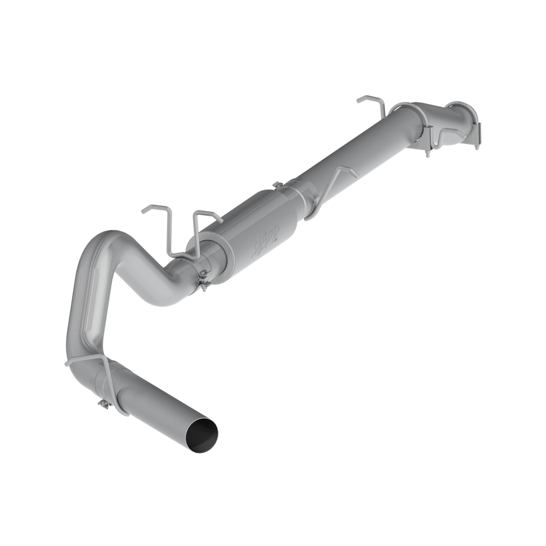 MBRP S6208P - 4 Inch Cat Back Exhaust System Single Side Stock Cat For 03-07 Ford F-250/350 6.0L, Extended Cab/Crew Cab MBRP 1