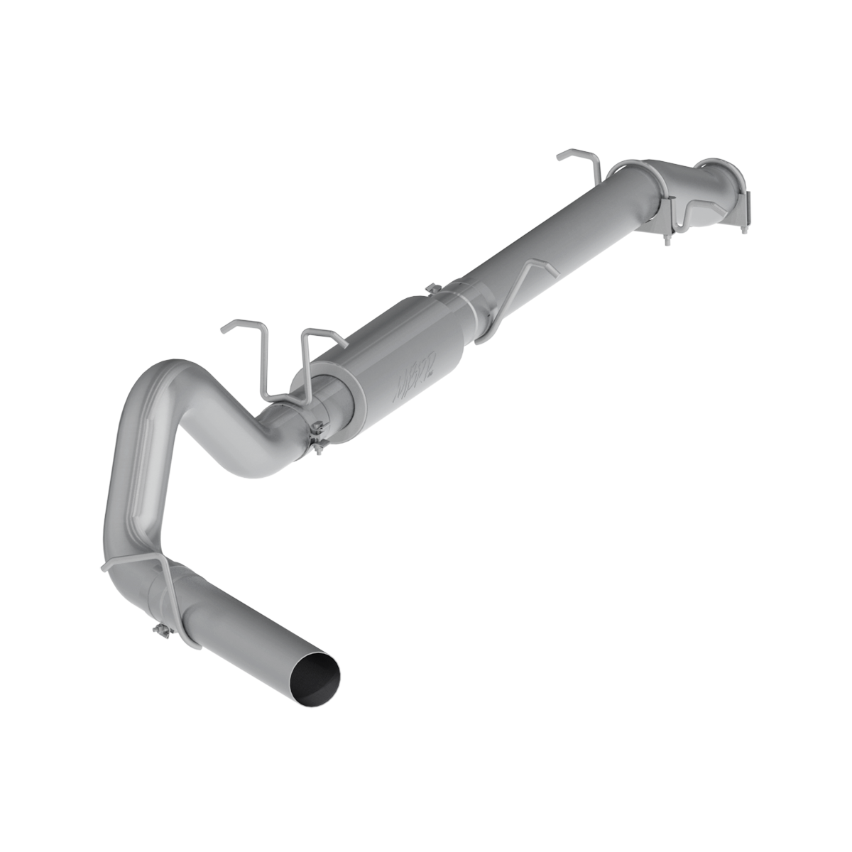 MBRP S6208P - 4 Inch Cat Back Exhaust System Single Side Stock Cat For 03-07 Ford F-250/350 6.0L, Extended Cab/Crew Cab MBRP 1
