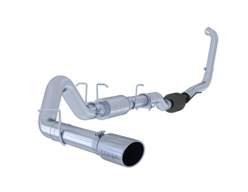 MBRP S6212409 - 4 Turbo Back Single Side Exit T409 Stainless Steel For 03-07 Ford F-250/350 6.0L Extended Cab/Crew Cab MBRP