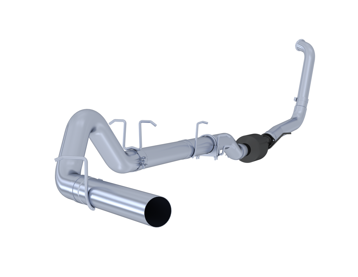 MBRP S6212PLM - 4 Turbo Back Single Side Exit No Muffler Inch For 03-07 Ford F-250/350 6.0L, Extended Cab/Crew Cab MBRP 1