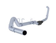 MBRP S6212SLM 4 Inch Turbo Back Single Side Exit No Muffler T409 Stainless Steel