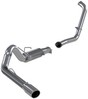MBRP S6216409 - 4 Inch Turbo Back Single Side Stock Cat Exit T409 Stainless Steel For 03-05 Ford Excursion 6.0L MBRP