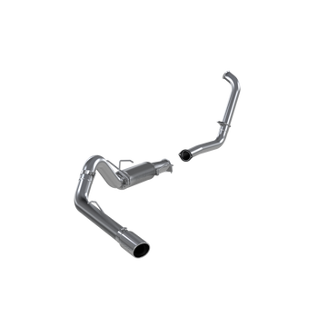 MBRP S6216AL - 4 Inch Turbo Back Single Side Stock Cat Exit Aluminized Steel For 03-05 Ford Excursion 6.0L MBRP 1