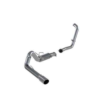 MBRP S6216AL - 4 Inch Turbo Back Single Side Stock Cat Exit Aluminized Steel For 03-05 Ford Excursion 6.0L MBRP 1