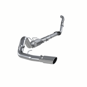 MBRP S6218409 - 4 Inch Turbo Back Single Side Exit T409 Stainless Steel For 94-97 Ford F-250/350 7.3L Powerstroke MBRP