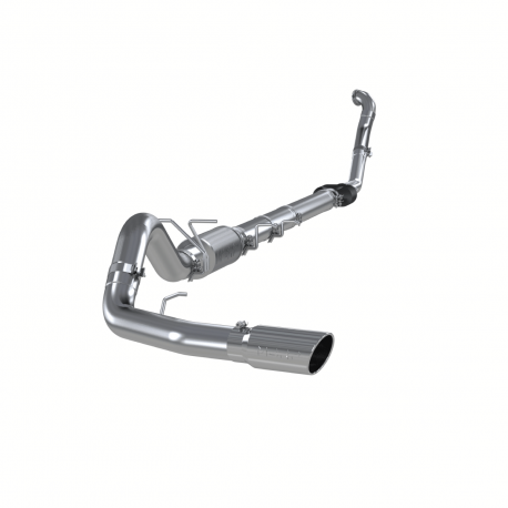 MBRP S6218409 - 4 Inch Turbo Back Single Side Exit T409 Stainless Steel For 94-97 Ford F-250/350 7.3L Powerstroke MBRP