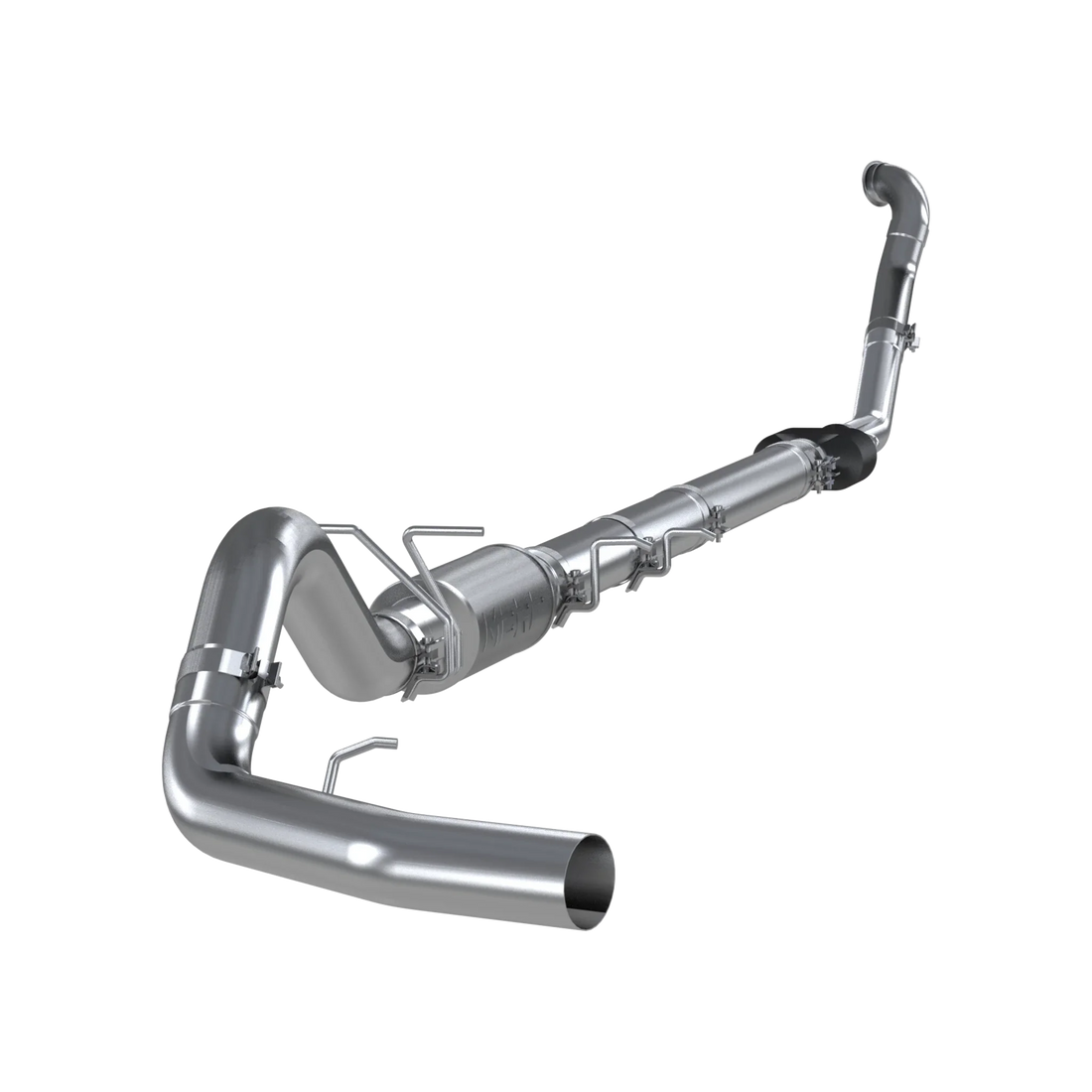 MBRP S6218P - 4 Inch Turbo Back Single Side Exit Aluminized, No Tip, For 94-97 Ford F-250/350 7.3L MBRP