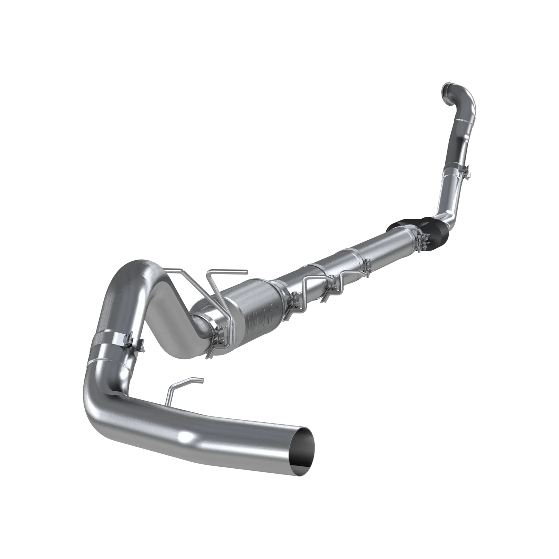 MBRP S6218P - 4 Inch Turbo Back Single Side Exit Aluminized, No Tip, For 94-97 Ford F-250/350 7.3L MBRP