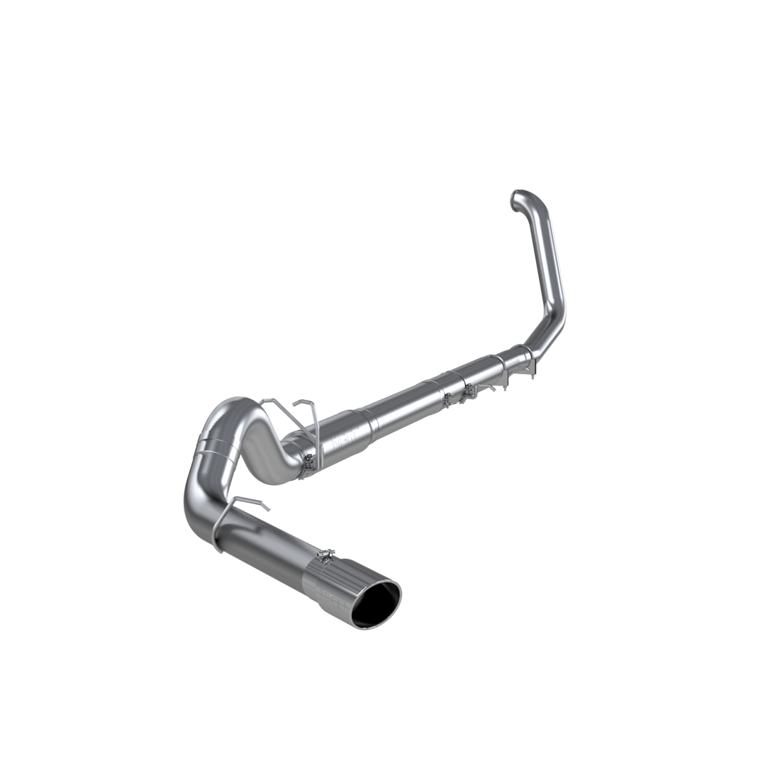 MBRP S62220409 - 5 Inch Turbo Back Single Side Exit T409 Stainless Steel For 99-03 Ford F-250/350 7.3L Powerstroke MBRP