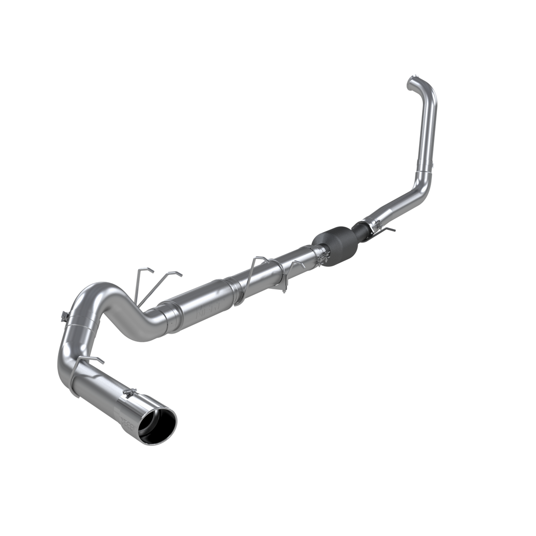 MBRP S62240AL - 5 Turbo Back Single Side Exit Aluminized Steel For 03-07 Ford F-250/350 6.0L MBRP