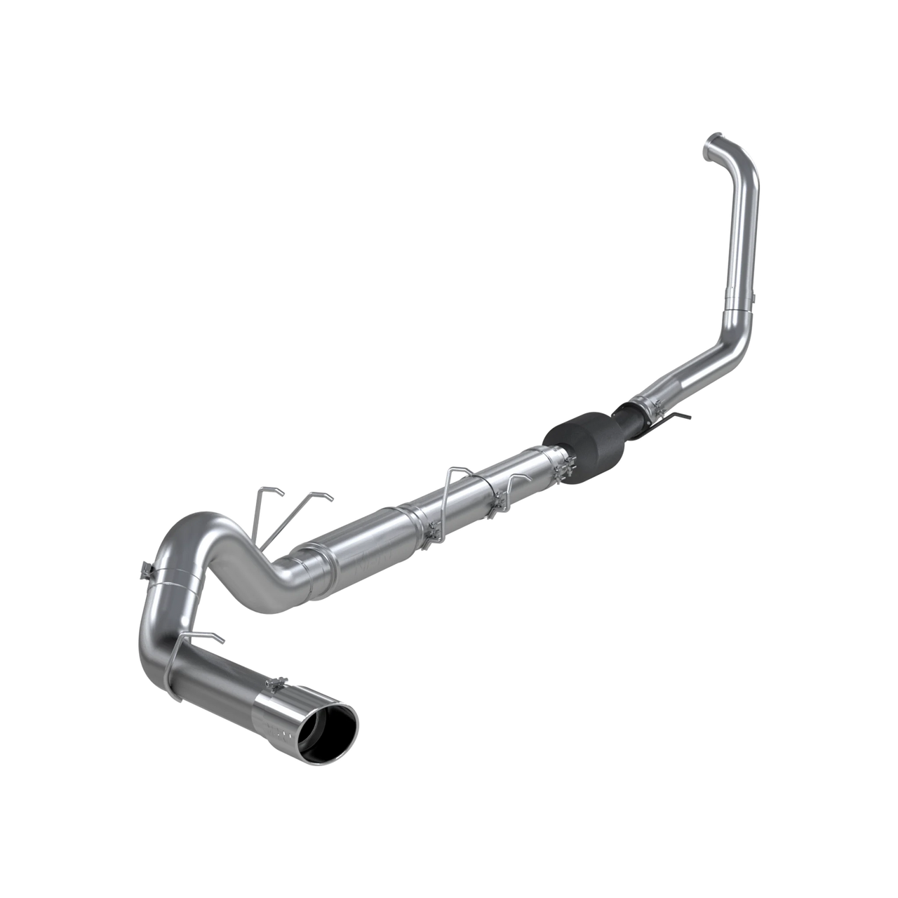 MBRP S62240AL - 5 Turbo Back Single Side Exit Aluminized Steel For 03-07 Ford F-250/350 6.0L MBRP