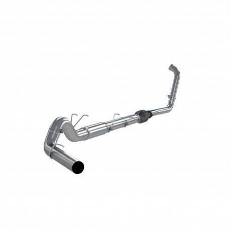 MBRP S62340P 5 Inch Turbo Back Stock Cat Single Side Exit Aluminized Steel