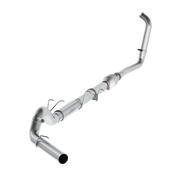 MBRP S62340P 5 Inch Turbo Back Stock Cat Single Side Exit Aluminized Steel