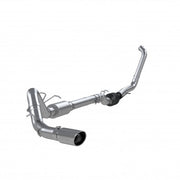MBRP S6240409 - 4 Inch Exhaust System Kit Turbo Back For 03-07 Ford F-350/450/550 6.0L Single Side Exit T409 Stainless Steel MBRP