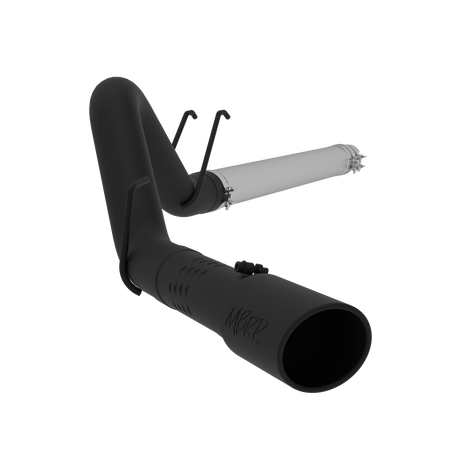 MBRP S6242BLK - 4 Inch Filter Back Single Side Exit Black Coated For 08-10 Ford F-250/350/450 6.4L Powerstroke MBRP 1