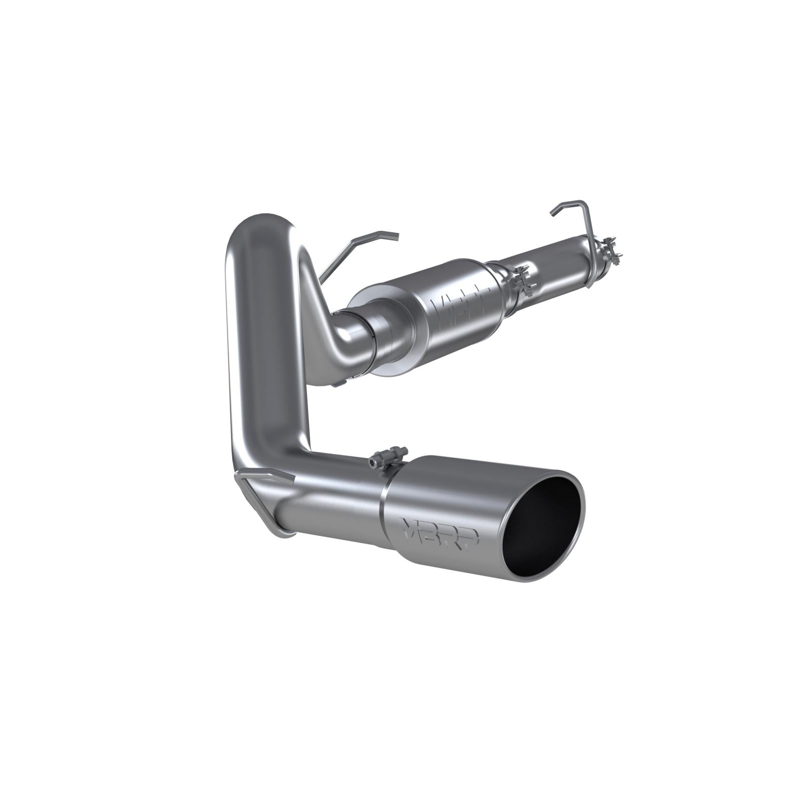 MBRP S6285AL - Cat Back Exhaust System Single Side Exit Aluminized Steel For 04-07 Ford E-250/350 Van, 6.0L MBRP 1