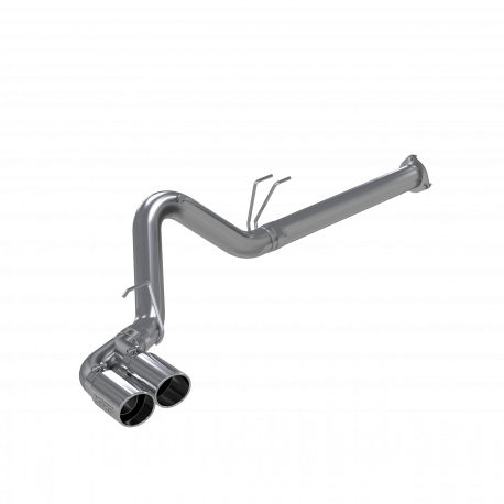 MBRP S6288409 - Ford 4 Inch DPF Back Single Dual Outlet Armor Plus Series For 11-16 Ford F-250/350/450 6.7L MBRP